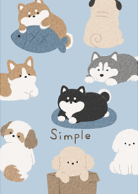 A laid-back and cute dog1.