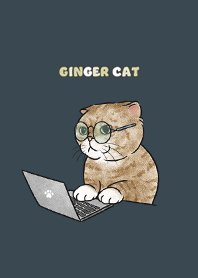 gingercat9 / dark indigo