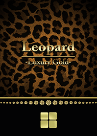Leopard pattern -Luxury gold-