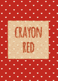 Crayon Red 3 / Heart