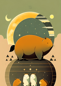 Ukiyo-e - Capybara BffdEA
