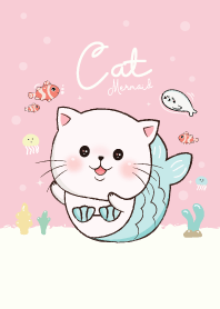 Cat Mermaid (Pink)