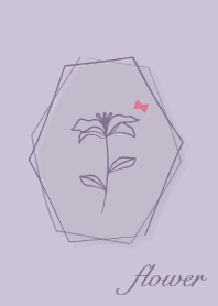 花 <色帶> 薰衣草紫