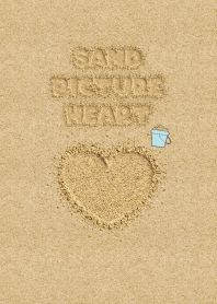 Sand Picture Heart 32