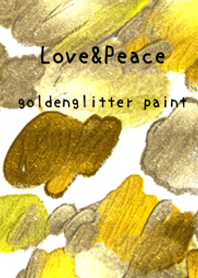 Oil painting artgolden glitter paint 70