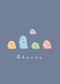 ผีน่ารัก. gray blue