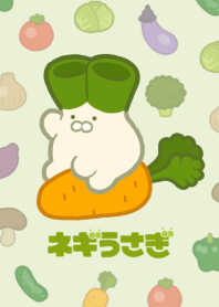 Japanese leek rabbit -vegetables-