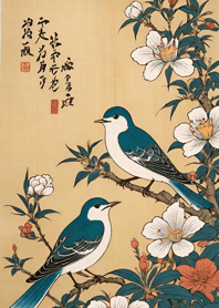 浮世絵 -鳥 1e9521