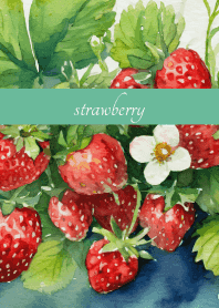 Swinging Strawberry blue green