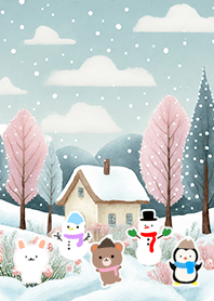 Kawaii scandinavian style(Winter-1490)