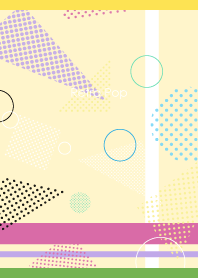 Retro Pop on yellow