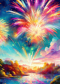 Beautiful Fireworks Theme#151