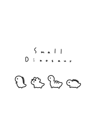 Small Dinosaur 2 /white black