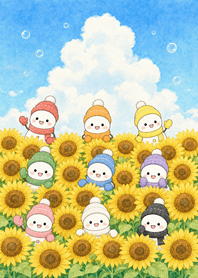 Summer Sunflower Snowman Theme
