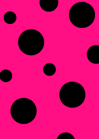 黒円-ピンク-