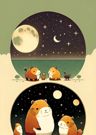 Ukiyo-e - Capybara c79659