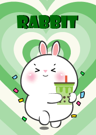 กระต่ายขาว ชอบสีเขียว