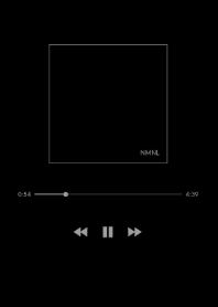 ミュージックプレイヤー #ブラック Ver.i