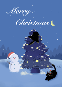 Christmas and cat