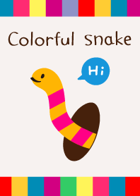 colorful snake -JP-