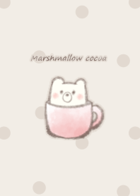 Marshmallow cocoa Bear*-pink- 2