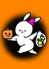 Halloween and rabbit-Halloween2019