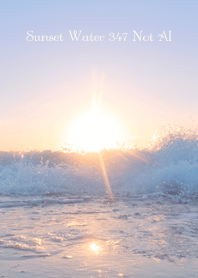 Sunset Water 347 Not AI
