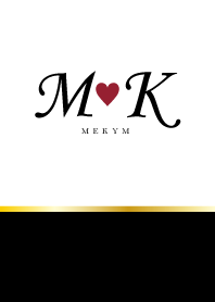 LOVE INITIAL-M&K 13