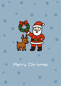 こんにちはクリスマス（青）