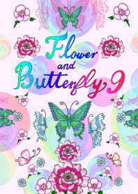 Flower and butterfly9