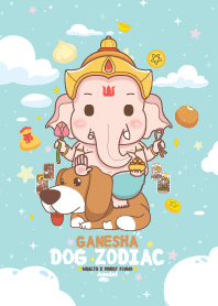 Ganesha & Dog Zodiac x Wealth