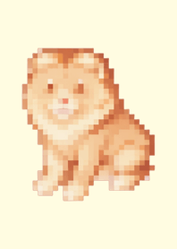 ธีม Lion Pixel Art สีน้ำตาล 05