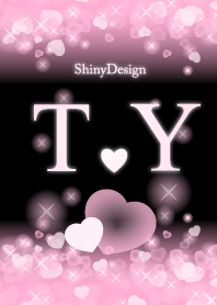 T&Y イニシャル 運気UP!ピンクハート