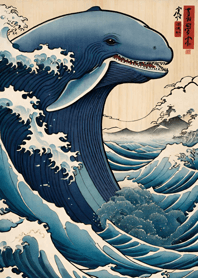 อุกิโยะเอะ - วาฬ 87ff2D