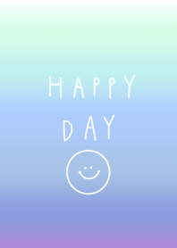 Aurora gradient and smile.