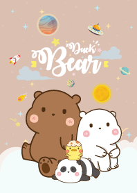 Bear&Duck Baby Galaxy Brown