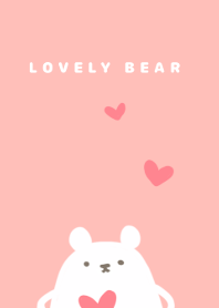 Lovely bear and heart
