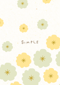 2 colors round flowers28 from Japan