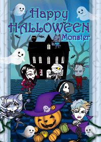ハロウィン[モンスター-Blue]
