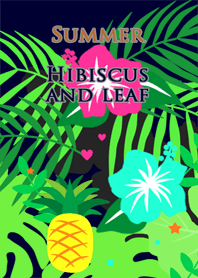 Summer(Hibiscus and leaf)