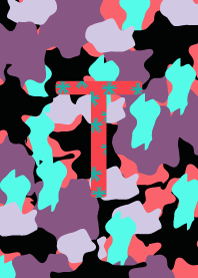 Camouflage initials ~ T ~
