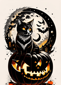 halloween cat 8D3975