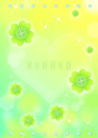 GREEN CLOVER-Seal of happiness-