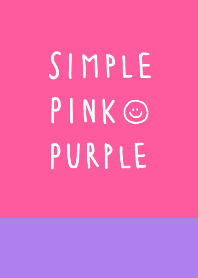 シンプル pink・purple
