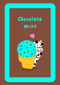 Chocolate mint and cow1