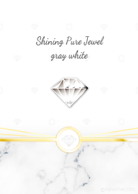 Shining Pure Jewel gray white