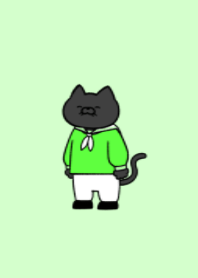 Sailor black cat.(pastel colors05)