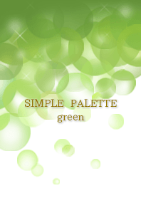 Simple Palette Green(Revised edition)*