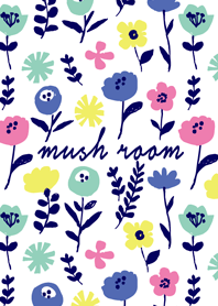 北欧フラワー mushroom