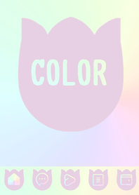 purple color rainbow  R13